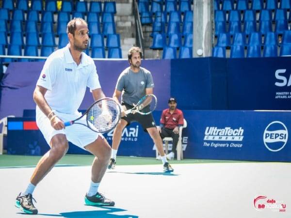 Ramkumar Ramanathan and Saketh Myneni (Photo: Bengaluru Open)