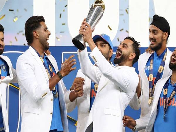 Team India celebrating (Photo: @ICC/X)