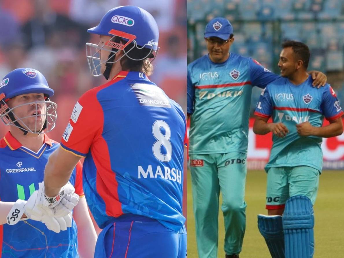 Sourav Ganguly Prithvi Shaw Delhi Capitals IPL 2024