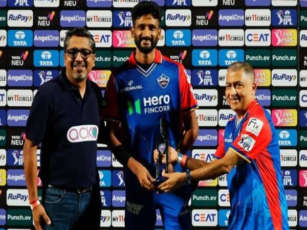 Khaleel Ahmed won the Man of the Match award against CSK