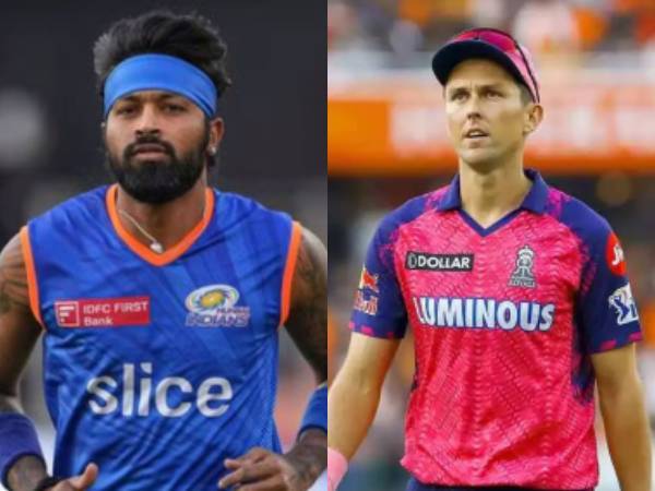 Hardik Pandya and Trent Boult