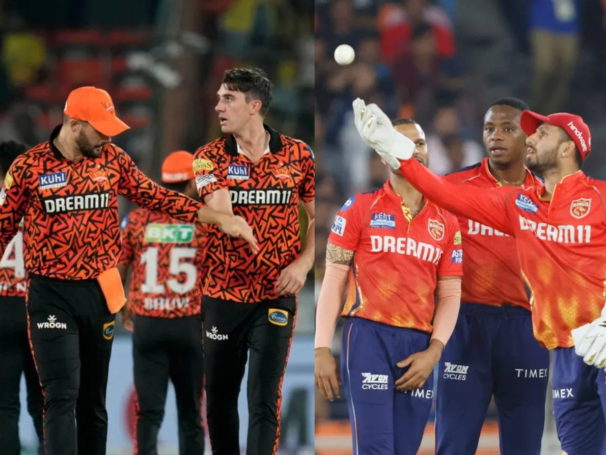 Shikhar Dhawan Pat Cummins PBKS vs SRH IPL 2024