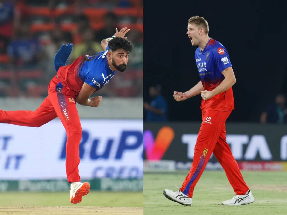 Mohammed Siraj Cameron Green RCB vs SRH IPL 2024