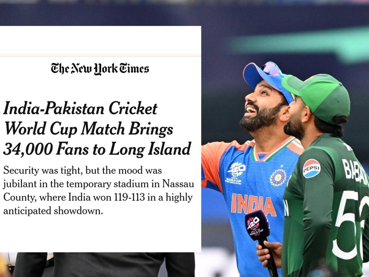 T20 World Cup 2024: US Media Reports India's Victory Over Pakistan In NBA Style