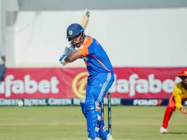 Sanju Samson scored a fifty in the India vs Zimbabwe 5th T20I