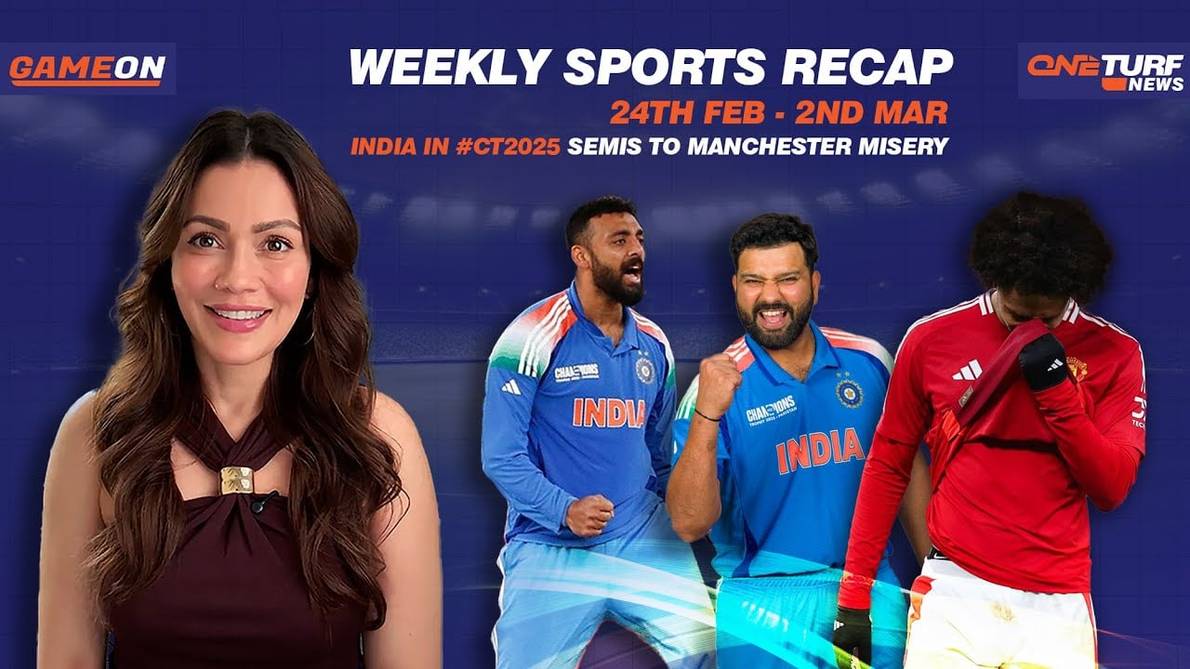 Weekly Sports Recap: India's Dominance, Football Shocks & Tennis Triumphs | Game On by OneTurf News