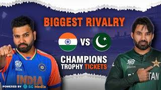 Champions Trophy 2025 Ticket Live Booking | India vs Pakistan | Champions Trophy 2025