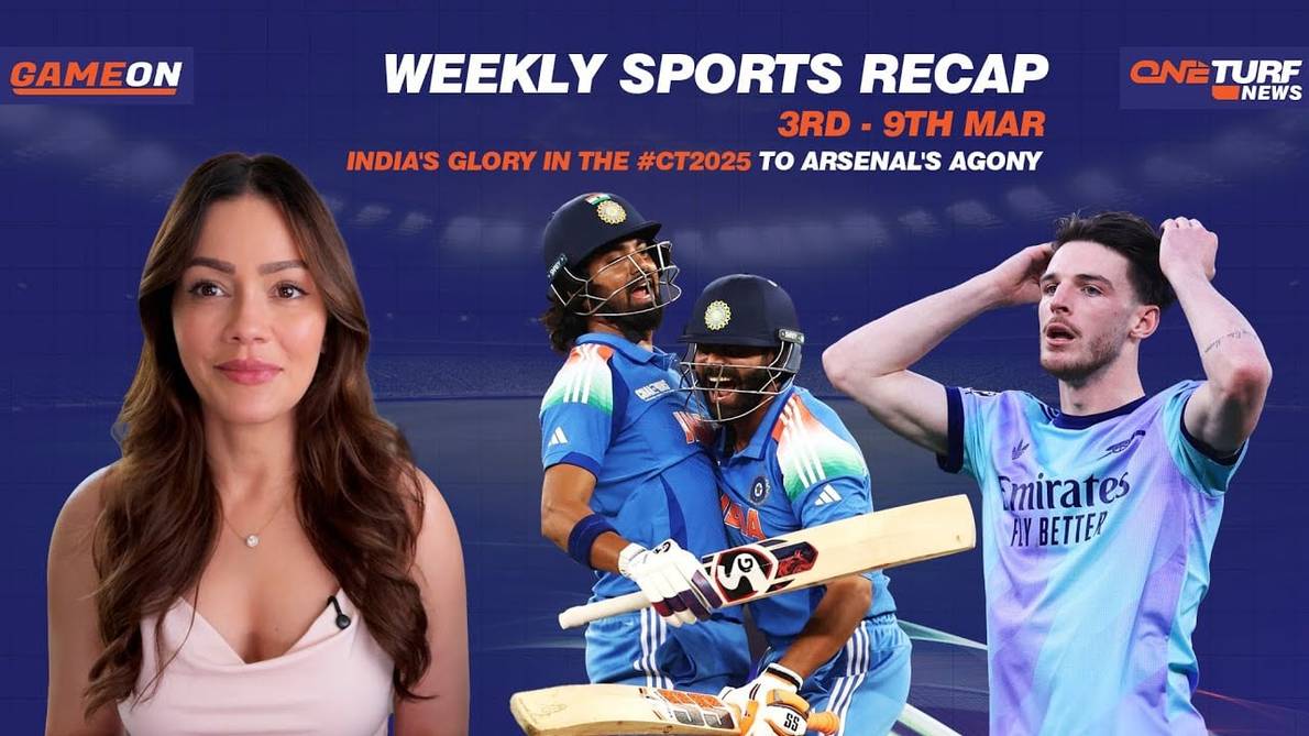 Weekly Sports Recap: India Wins Champions Trophy | Manchester vs Arsenal | Djokovic's Shocking Exit