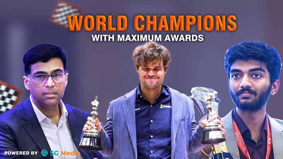 From Vladimir Kramnik to Gukesh D: World Chess Champions with the Most Titles