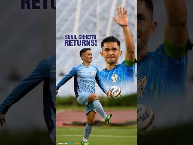 The legend Sunil Chhetri makes a stunning comeback to the national team!