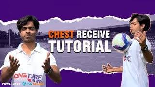 How to Receive a Ball with Your Chest | Chest Receive Football Tutorial