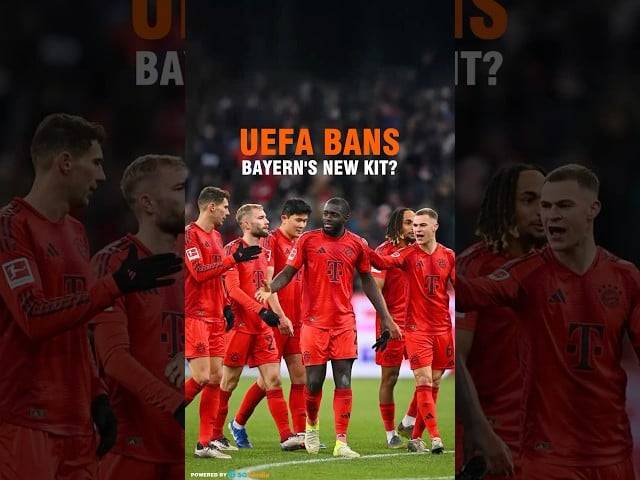 Bayern Munich reportedly banned from wearing their red home kit in the Champions League 2024/25.