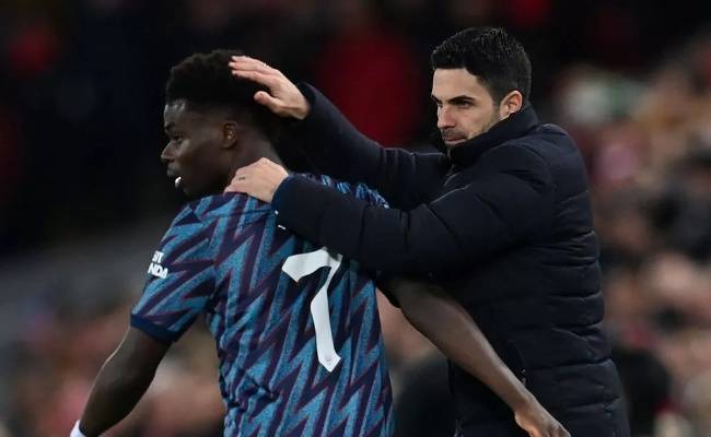 Arsenall boss provides injury update on Bukayo Saka