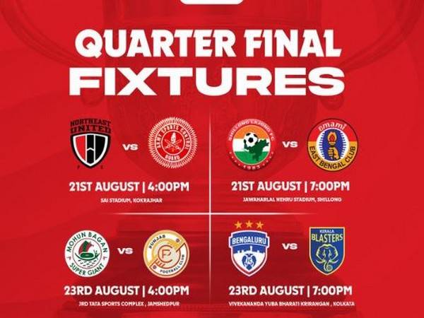 A look at Durand Cup QF fixtures. (Photo- Durand Cup X)